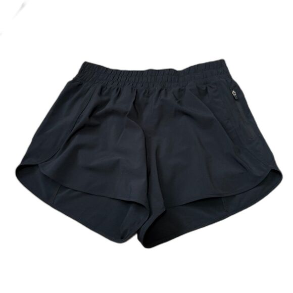 CRZ Yoga High Rise Lined Running Shorts Black Athletic Gym Activewear Size Small - Picture 1 of 5